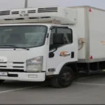 Professional movers packing and loading boxes into a truck in Abu Dhabi