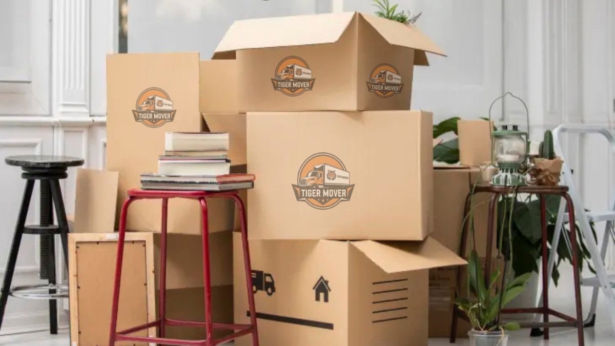 High-quality packing materials used by Tiger Movers including bubble wrap, boxes, foam sheets, and tape
