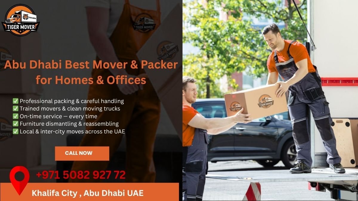 Professional movers and packers in Abu Dhabi handling home and office relocation services