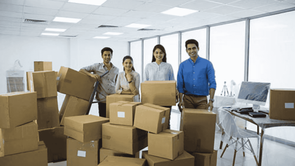 Friendly moving team from Tiger Mover UAE ready to assist customers