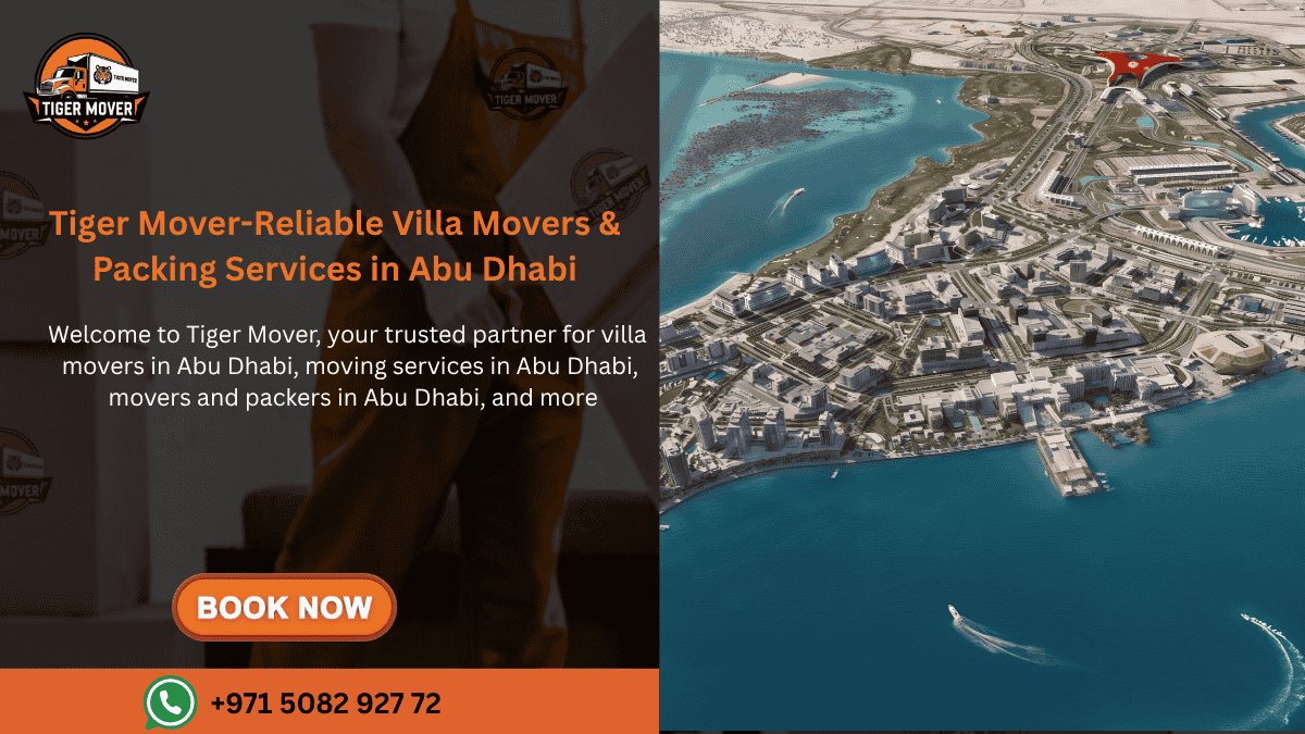 Villa movers in Abu Dhabi offering full-service home relocations with packing, transport, and setup.