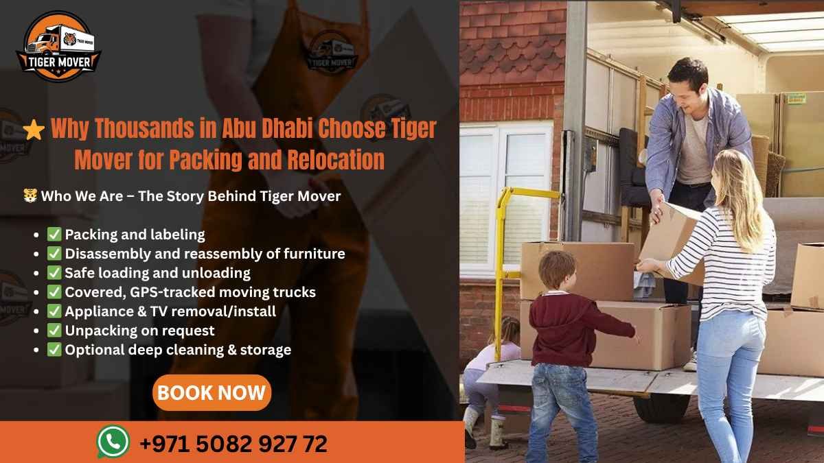 Illustrated checklist of moving tips in Abu Dhabi